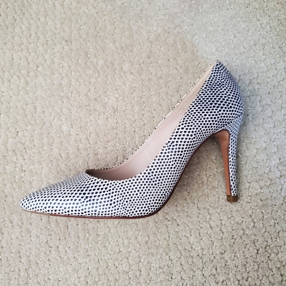L.k. Bennett Elegant White and Black Women's Heels